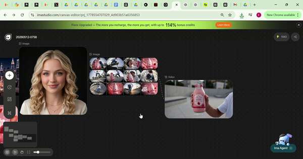 Strawberry Shake Energy Drink Ad
