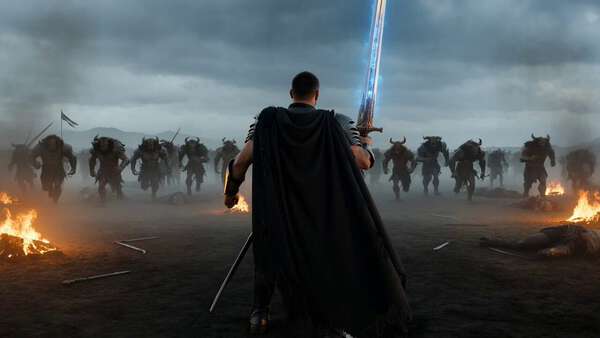 Battle-Hardened Knight vs Monster Horde