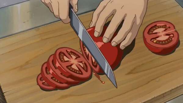 Cel-Animation Comfort Food Vibes