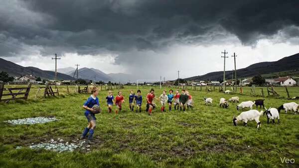 Rural Kids Football Match Drama