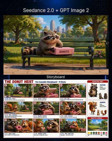 The Donut Heist 3D Animated Short