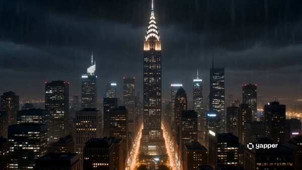 Phoenix Rises from Burning City