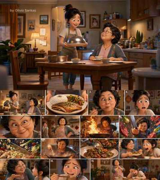 Mom vs Daughter 3D Animated Cooking Comedy