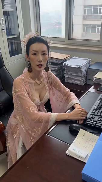 Grok Realistic Video Office Teacher Scene