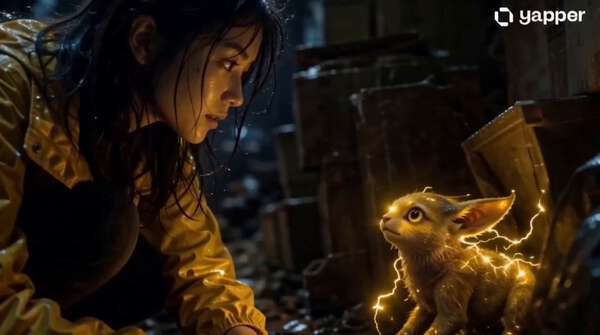 Girl and Forgotten Electric Creature