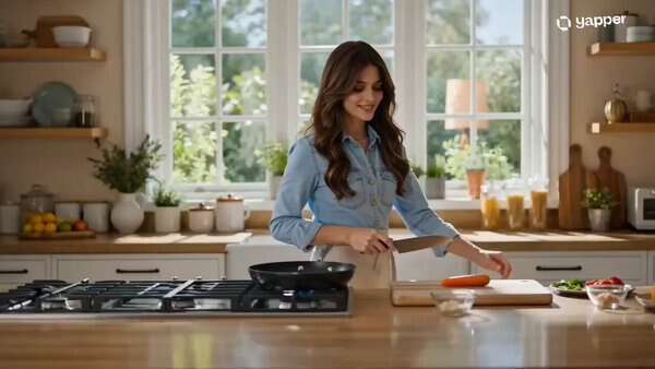 Cinematic Kitchen Cooking