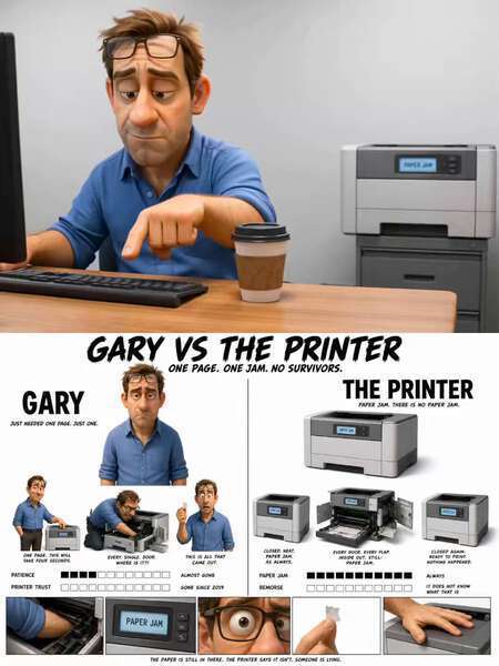 Gary vs the Printer