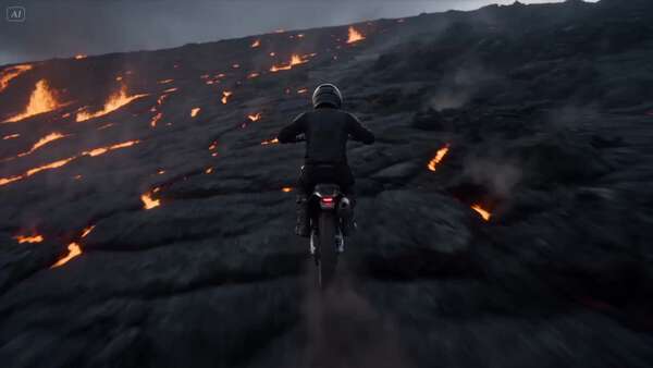 Volcano Rider Descent