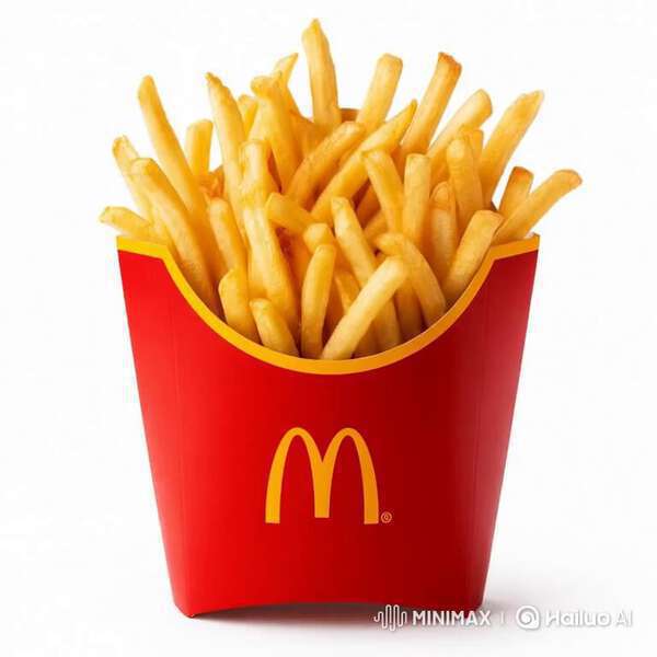 French Fries Exploded View Infographic