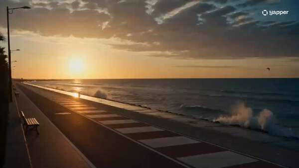Sunrise Seaside Jogging Track