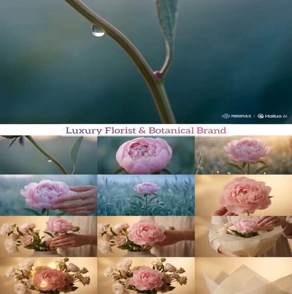 Luxury Florist Botanical Brand Story - GPT Image 2 & Seedance
