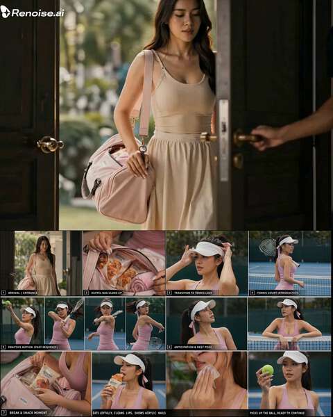 Cinematic Tennis Lifestyle Advertisement