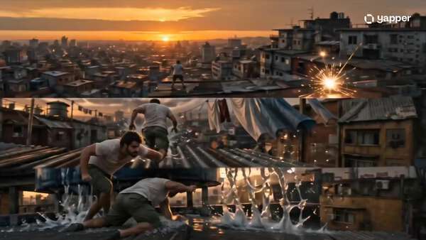 Rooftop Chase Intensity