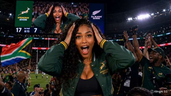 Springboks Stadium Emotional Reaction