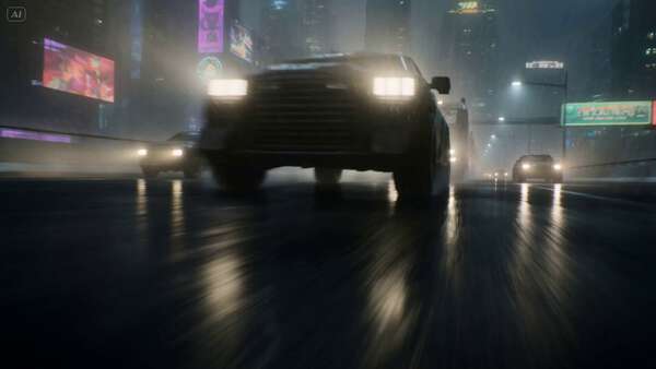 Neon Dystopian Megacity Action