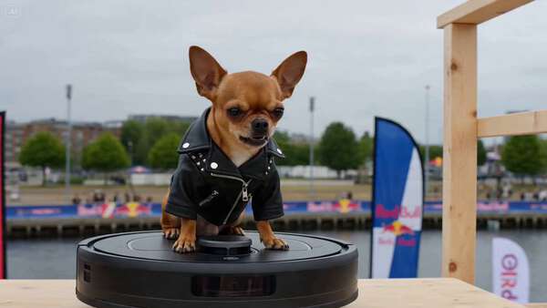 Seedance Chihuahua Roomba Ramp Jump