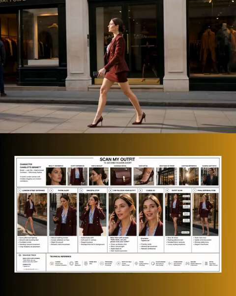 London Fashion Outfit Scan