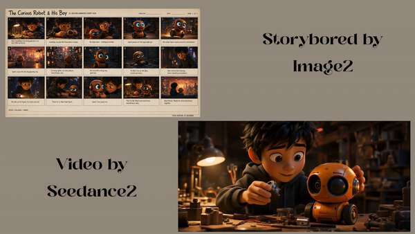 Curious Robot Storyboard