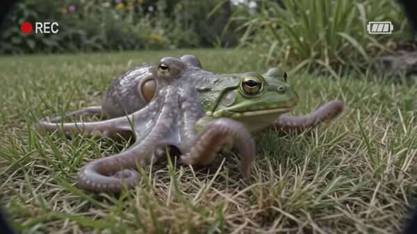 Frog-Headed Octopus Creature