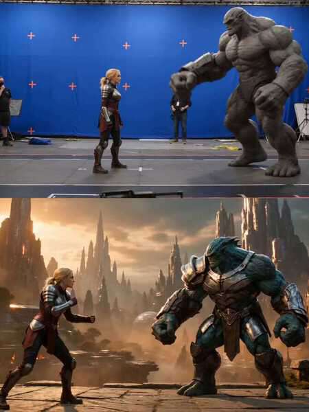 Behind the Scenes Mongo Split Screen