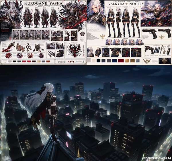 Anime Warrior Character Animation Pipeline