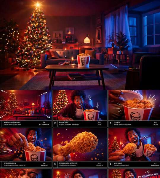 KFC Storyboard to Seedance Video