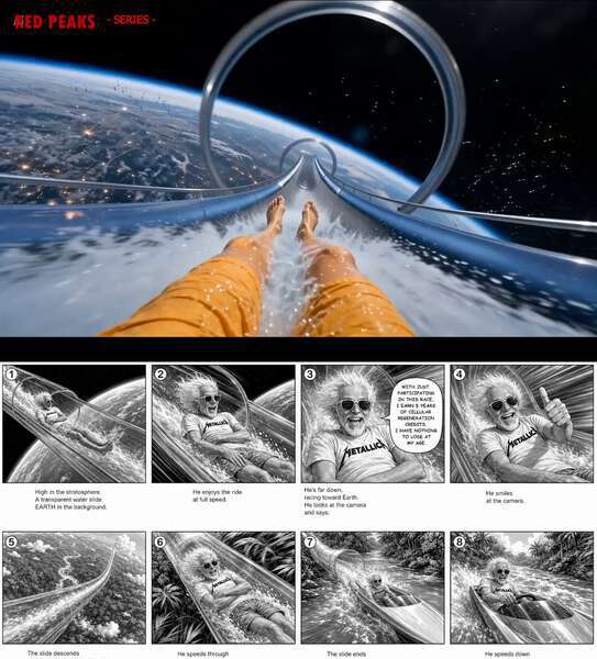 Red Peaks Stratosphere Water Slide