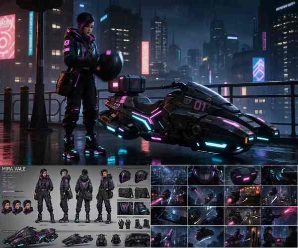 Cyberpunk Courier Short Film
