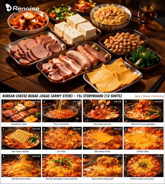 Animated Cooking Storyboard Video
