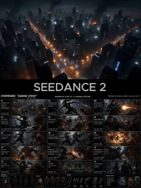 GPT Image2 + Seedance 2 Action Horror Trailer
