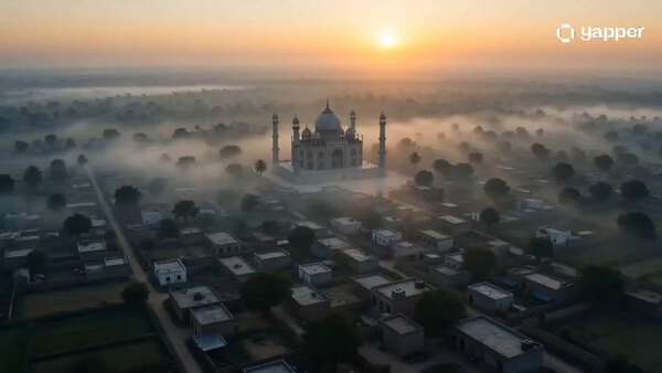 Eid Ul Adha Morning Village Mosque Dawn