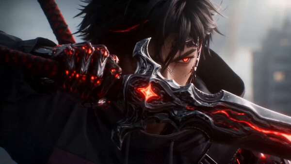 Cyborg Swordsman vs Dark Mage Battle