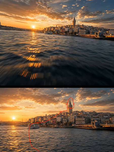 Istanbul Drone Flight Path Animation