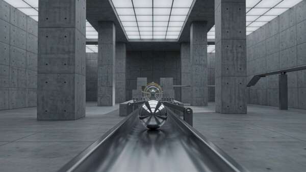 Chrome Marble Chain Reaction Machine